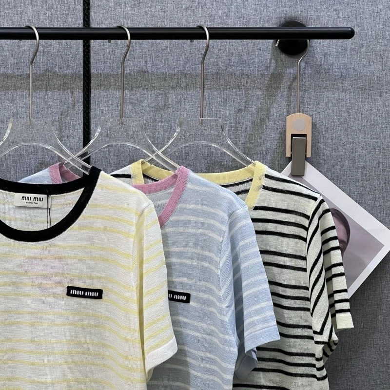 Efficient Miu Miu T-Shirts 154406