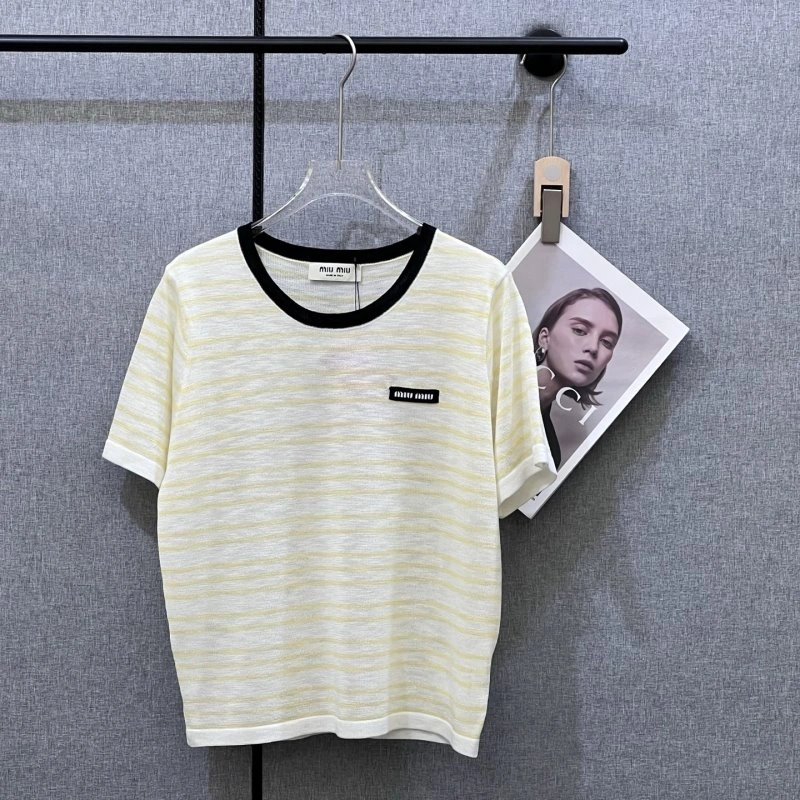 Efficient Miu Miu T-Shirts 154406