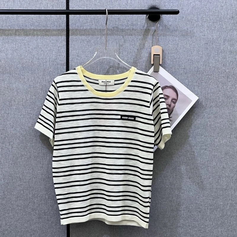 Efficient Miu Miu T-Shirts 154406