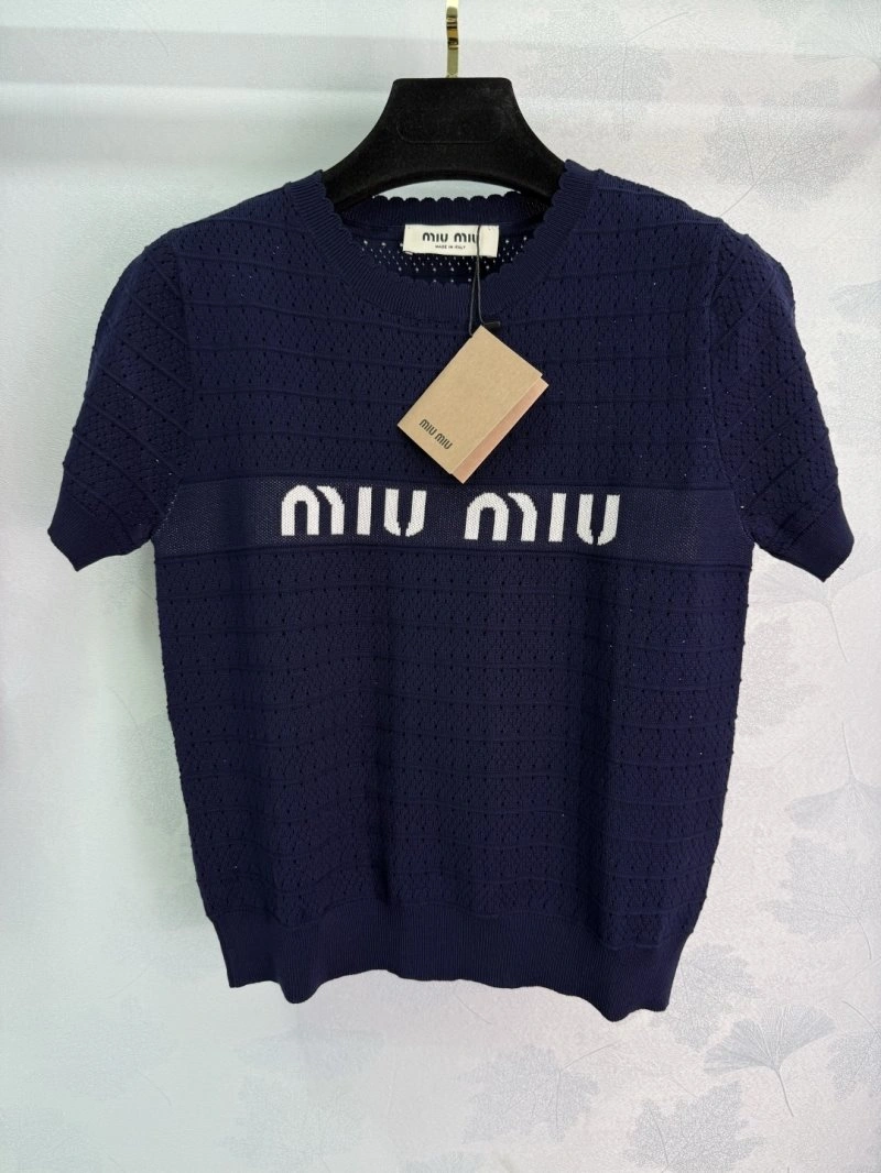 Miu Miu T-Shirts Durable 152974