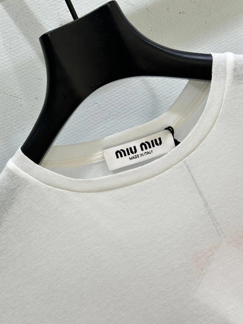 Miu Miu T-Shirts WaterResistant 152968