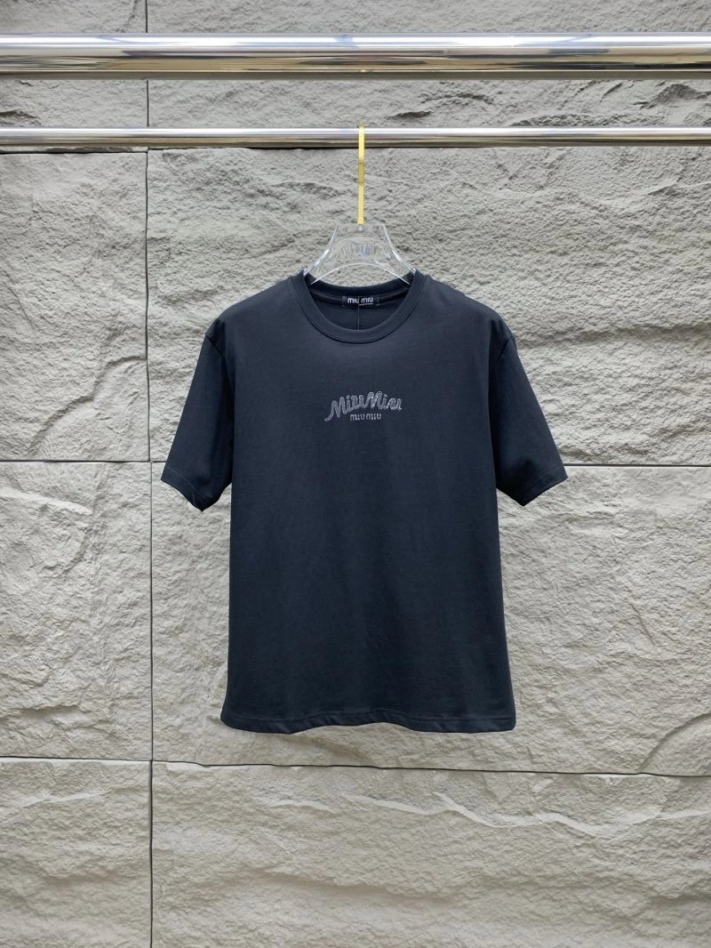 Miu Miu T-Shirts Elegant 159092