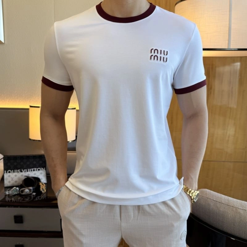 Miu Miu T-Shirts SmoothTexture 159080