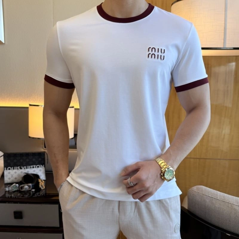 Miu Miu T-Shirts SmoothTexture 159080