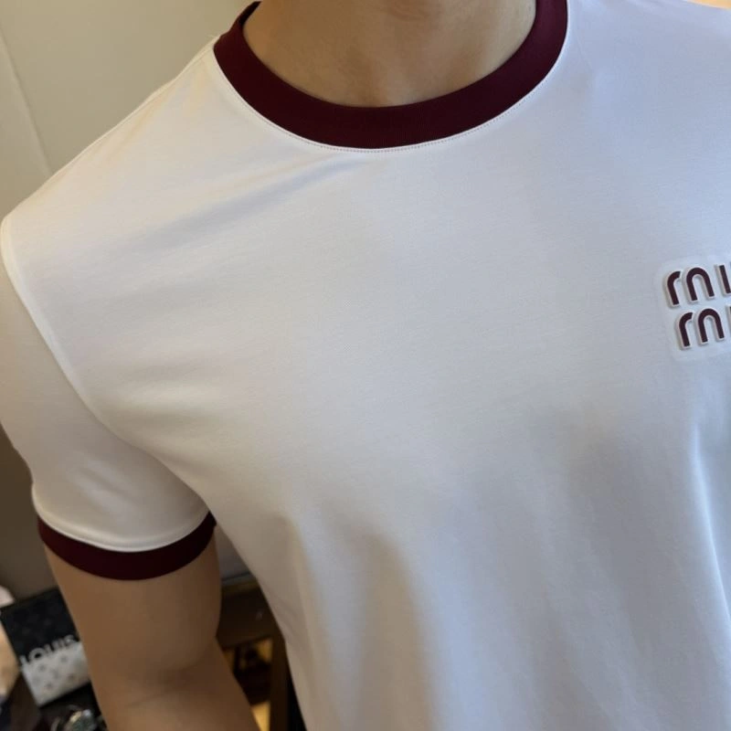Miu Miu T-Shirts SmoothTexture 159080