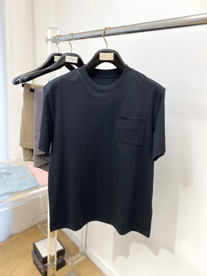 Miu Miu T-Shirts SmoothTexture 159077