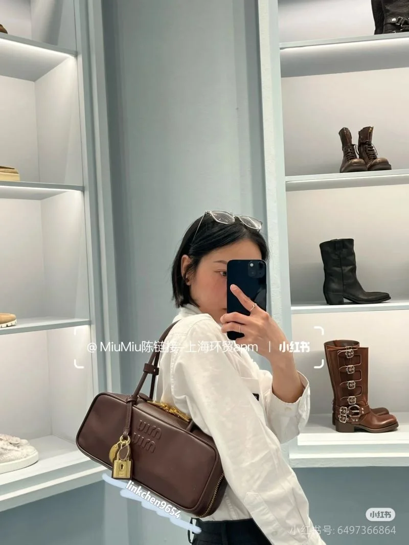 Miu Miu Top Handle Bags SmoothTexture 43495