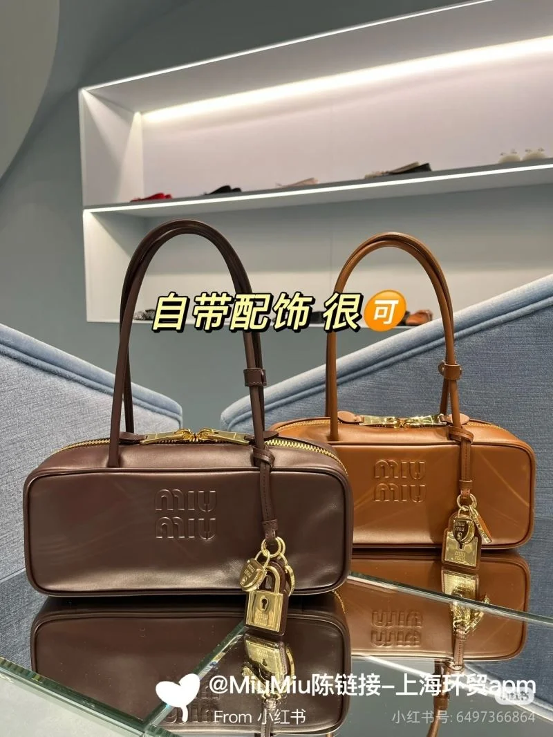 Miu Miu Top Handle Bags SmoothTexture 43495