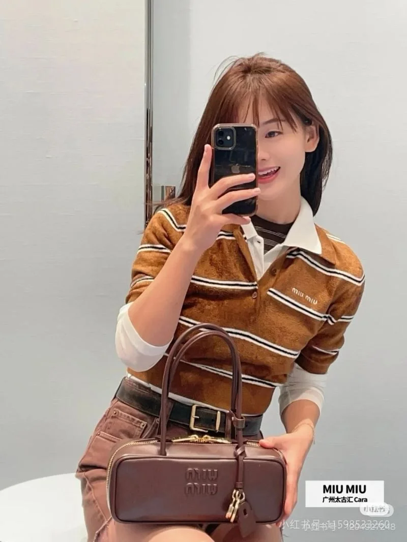 Miu Miu Top Handle Bags SmoothTexture 43495