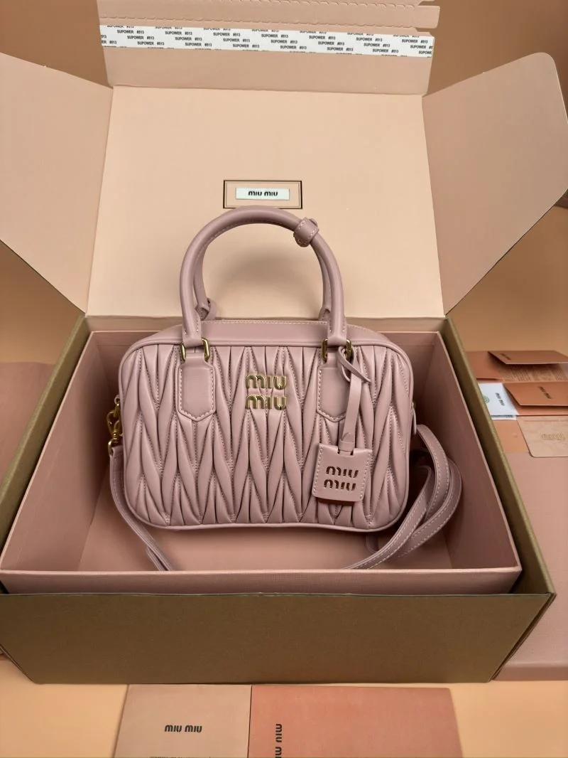 MoistureWicking Miu Miu Top Handle Bags 55914