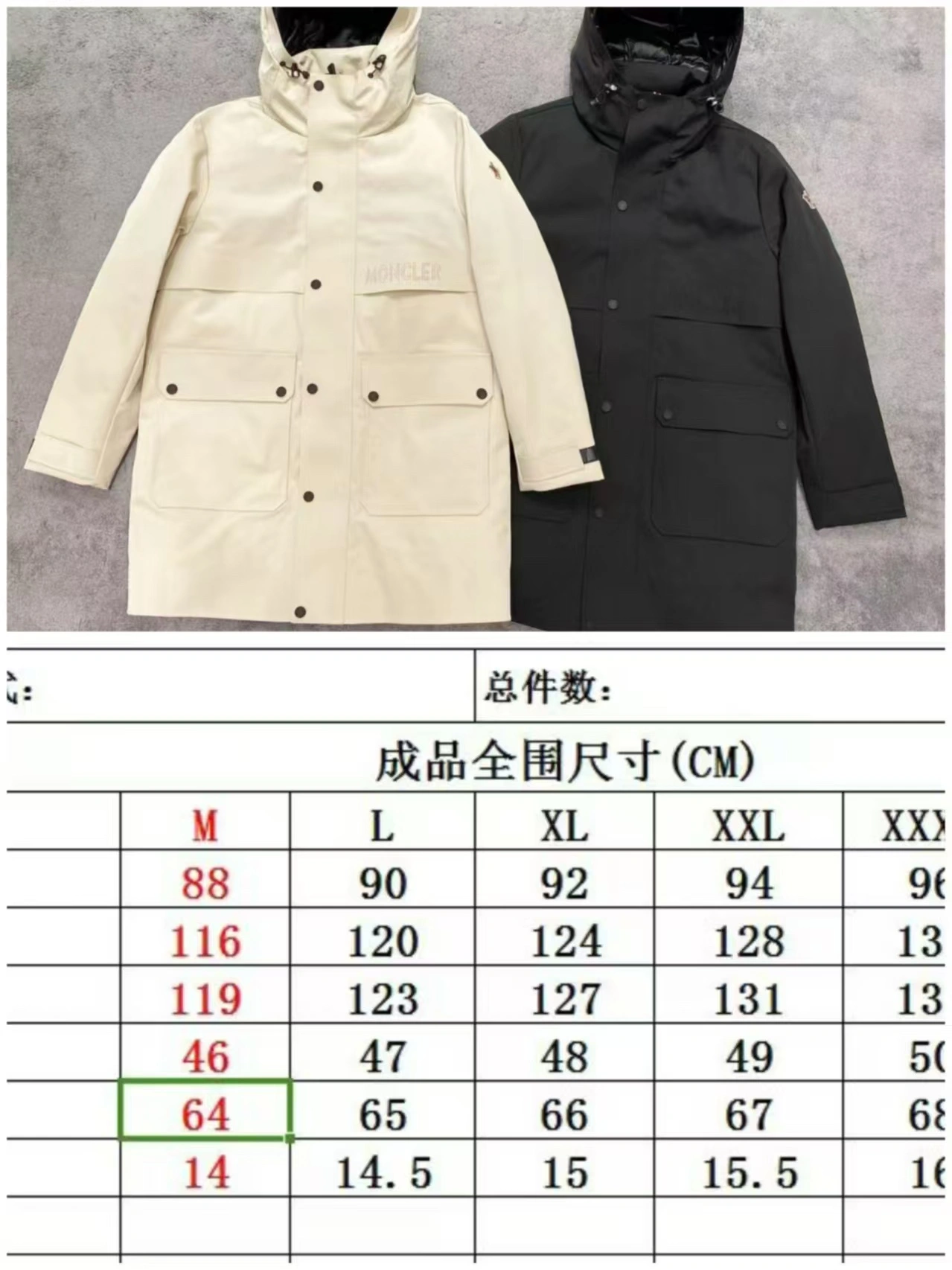Moncler Down Jackets WaterResistant 145901