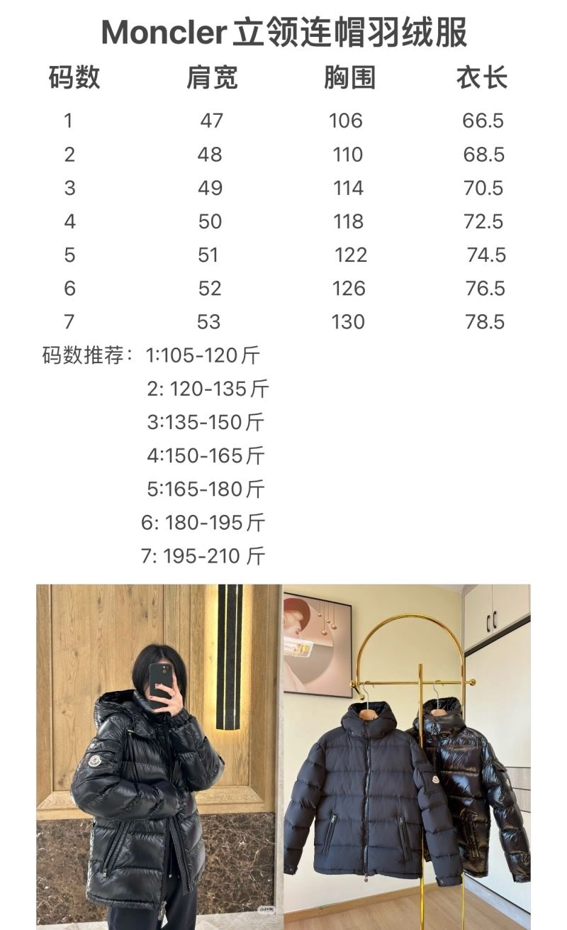 Stretchable Moncler Down Jackets 145251