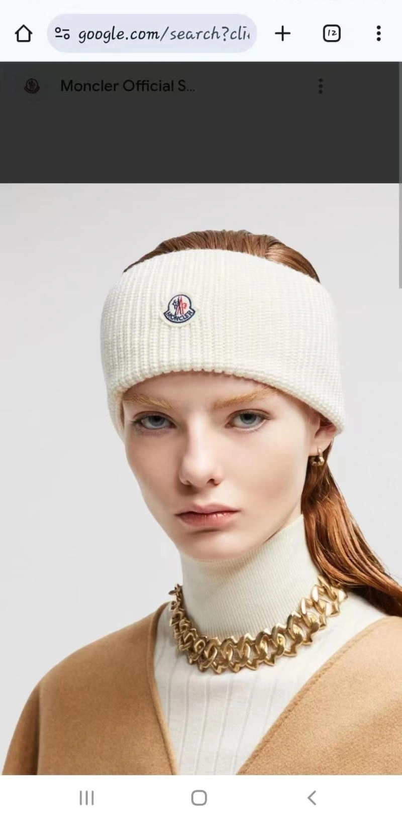 QuickDry Moncler Hair Hoop 264929