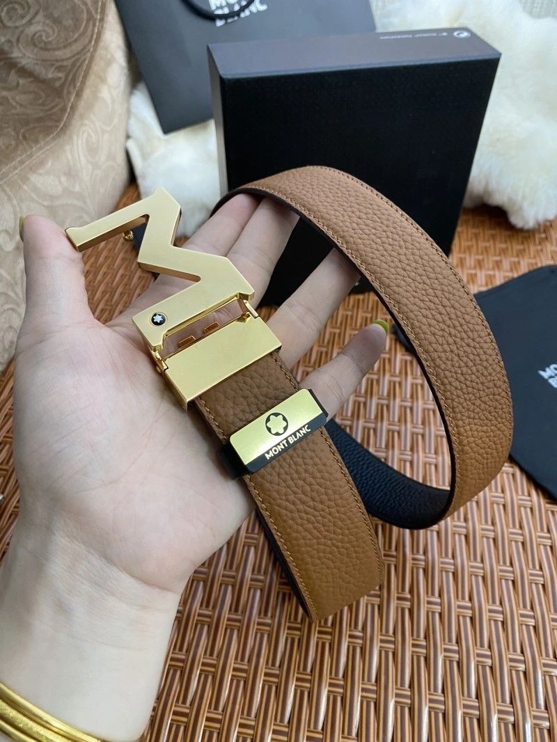Sleek Montblanc Belts 302691