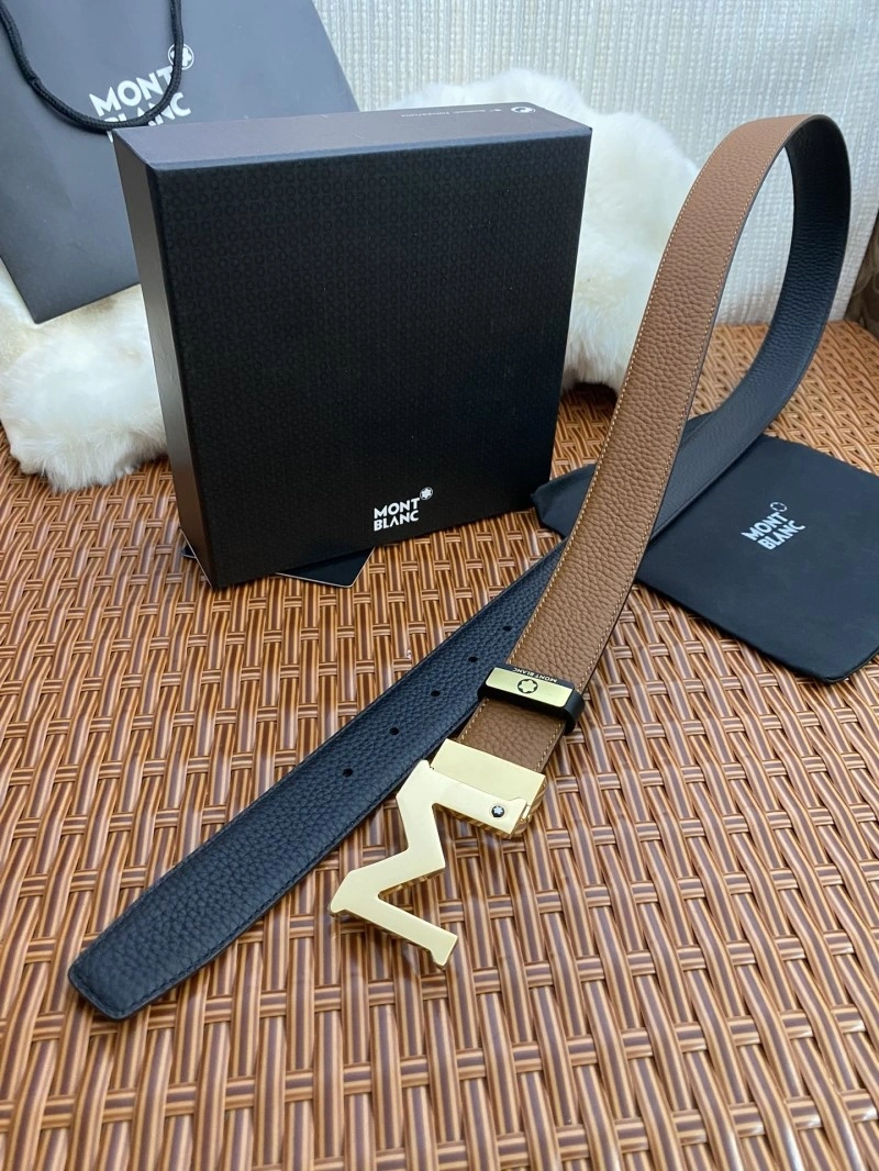 Sleek Montblanc Belts 302691