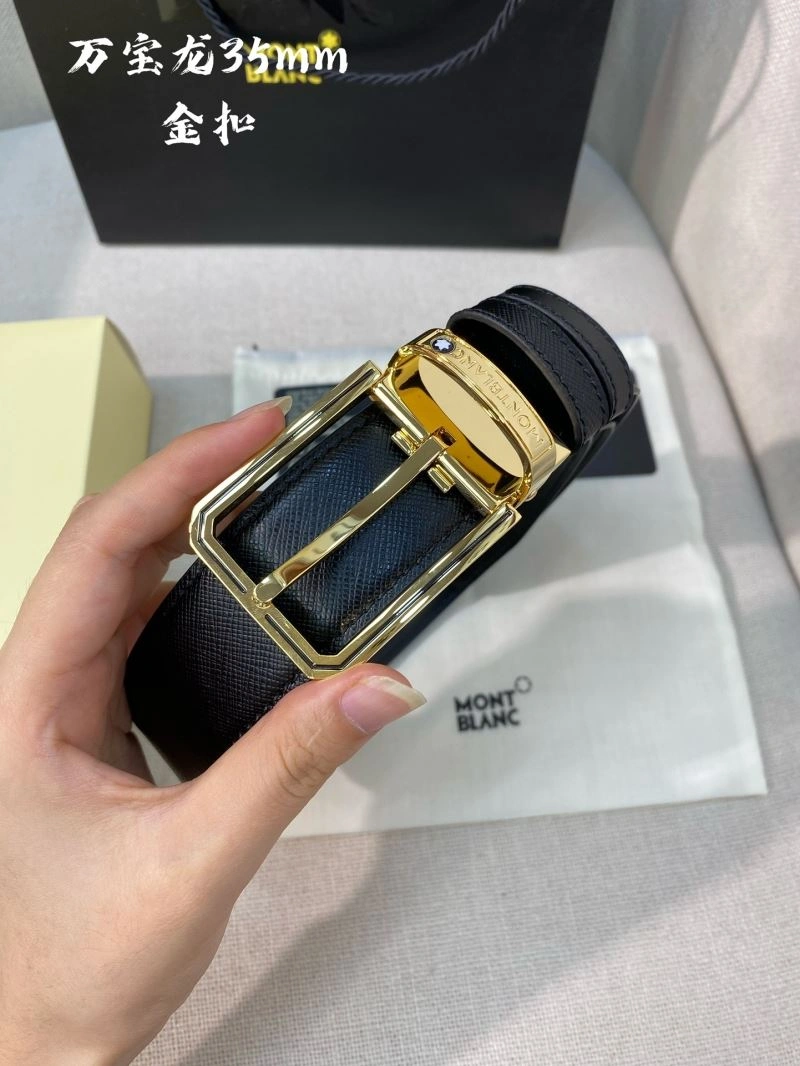 Sleek Montblanc Belts 302889