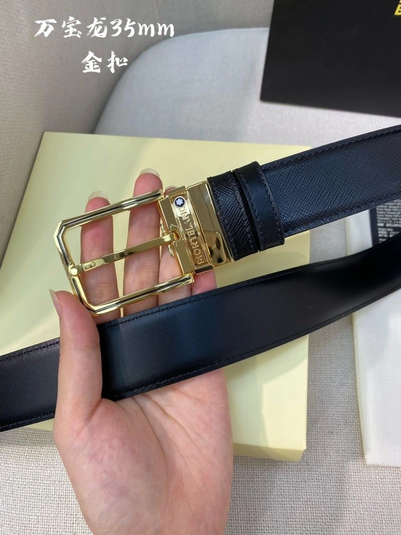 Sleek Montblanc Belts 302889