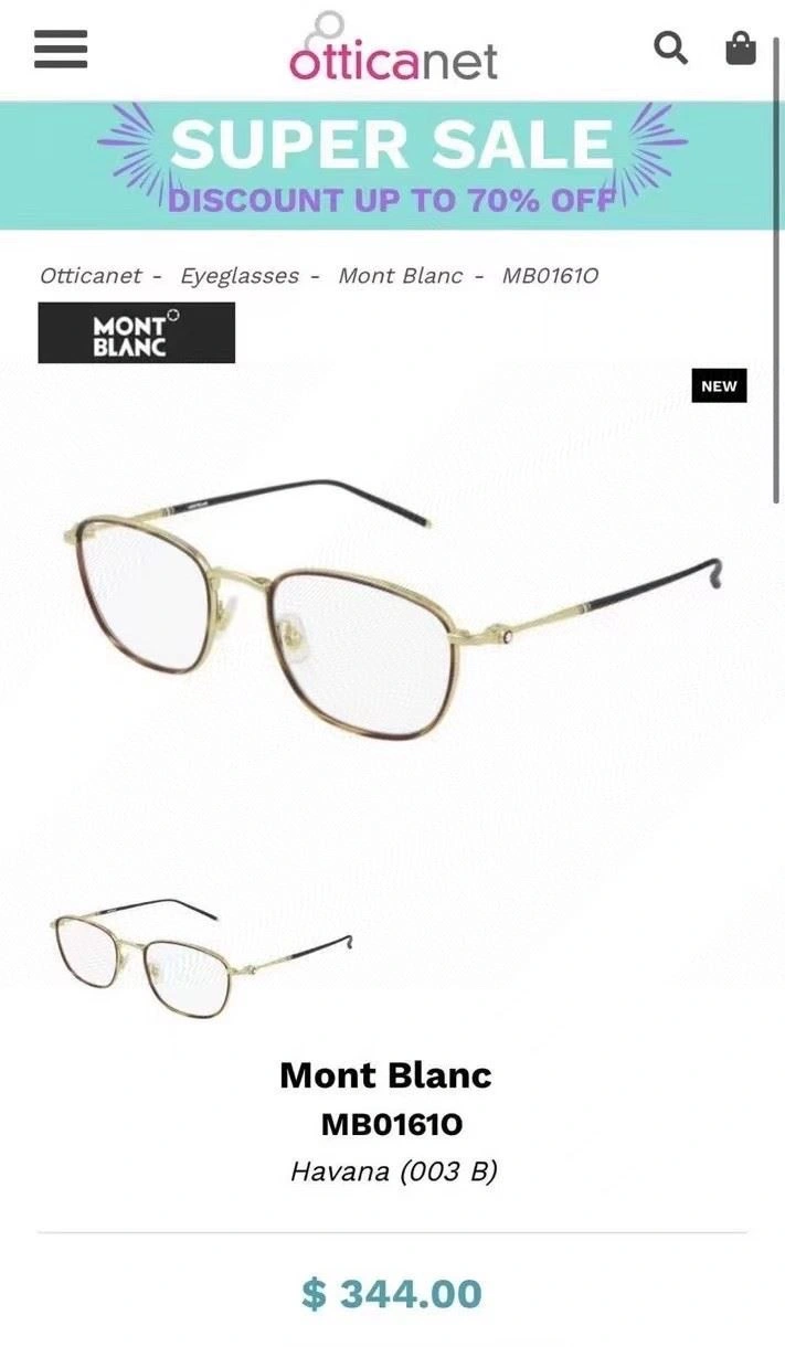 Original Montblanc Sunglasses 281764