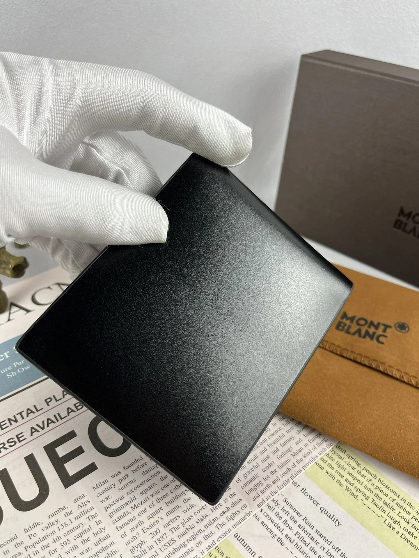 Breathable Montblanc Wallets Purse 38637