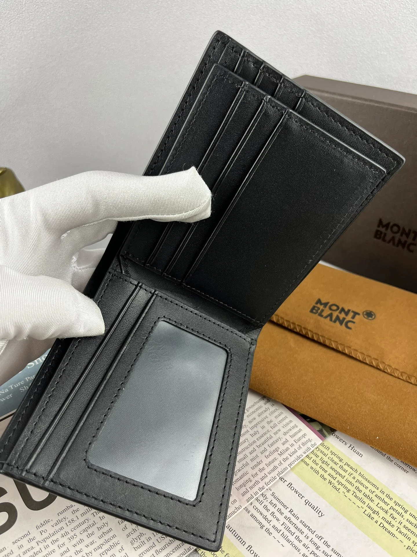 Breathable Montblanc Wallets Purse 38637
