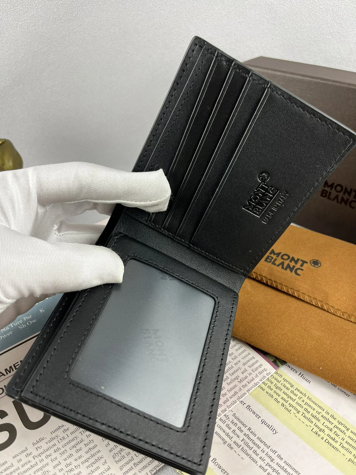 Breathable Montblanc Wallets Purse 38637