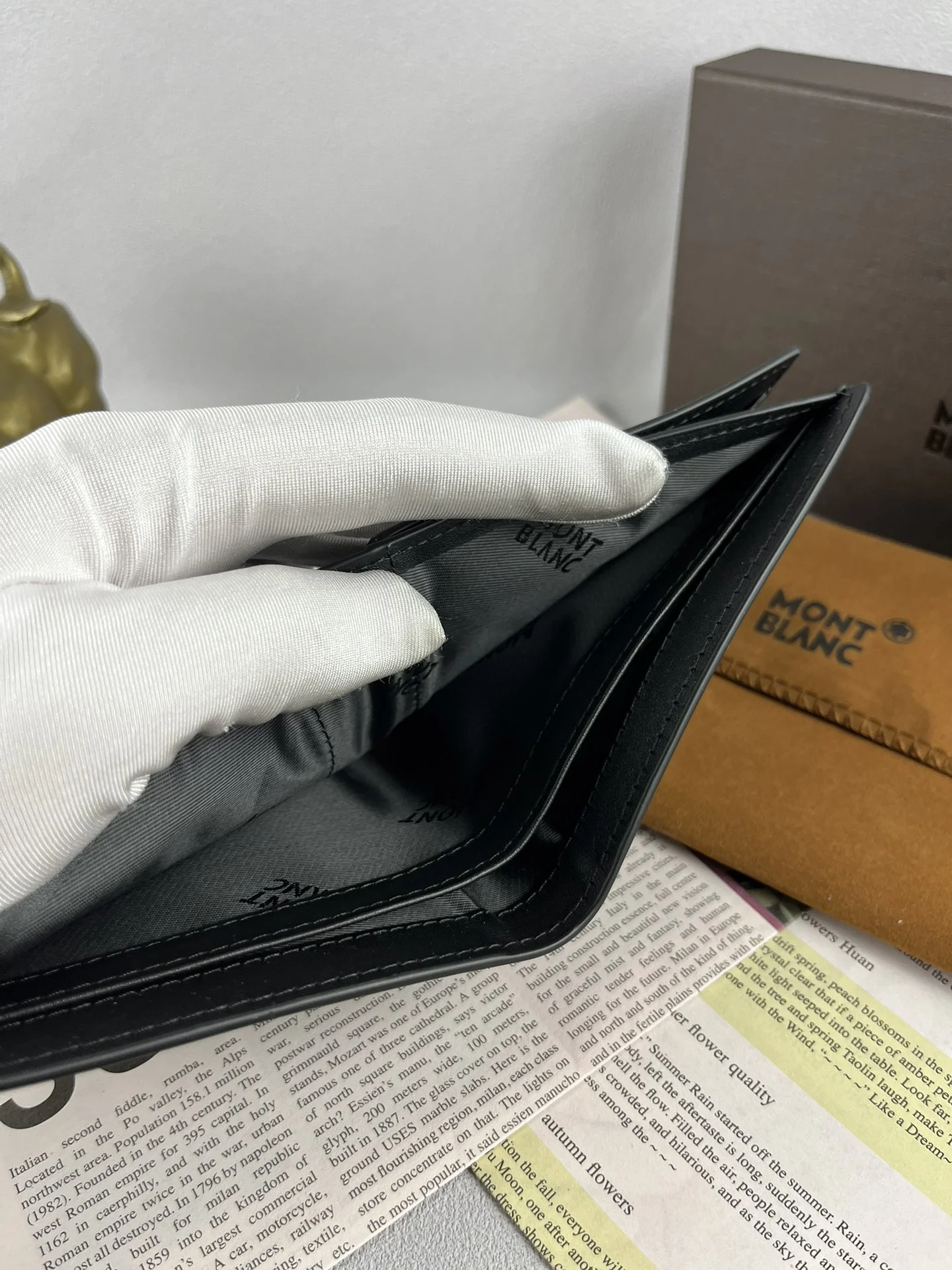 Breathable Montblanc Wallets Purse 38637