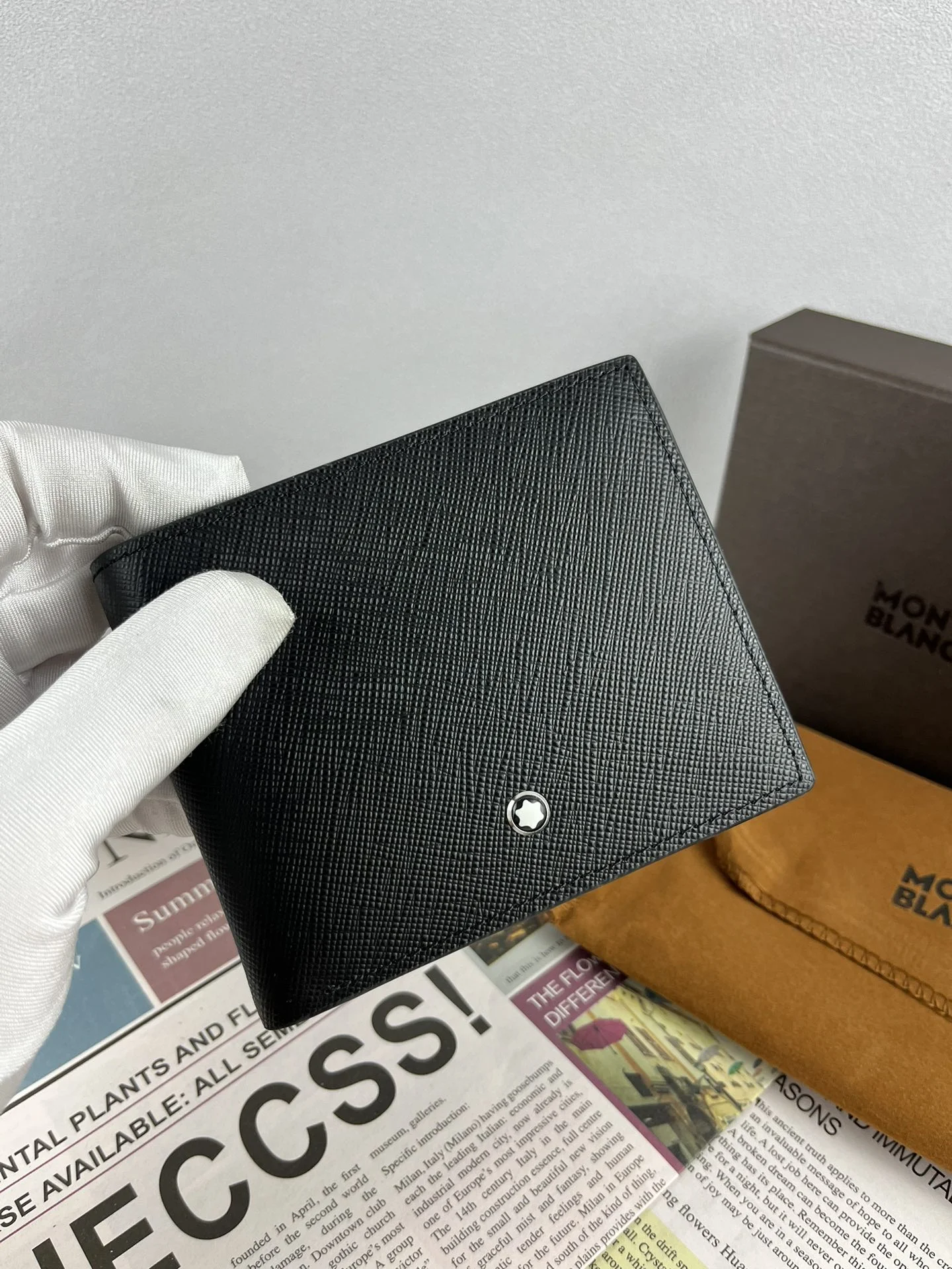 Montblanc Wallets Purse Attractive 38638