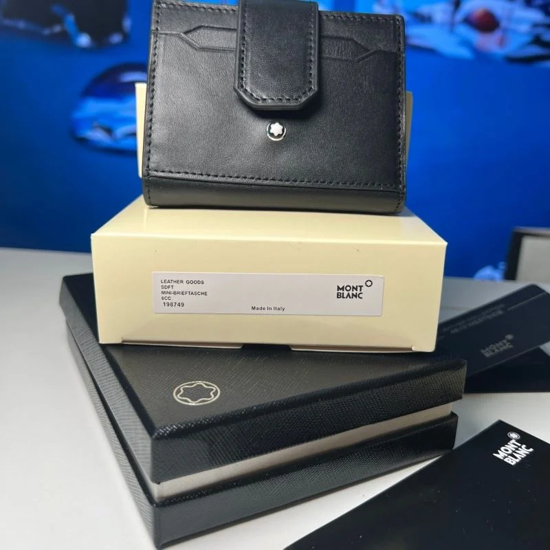 Neat Montblanc Wallets Purse 38488