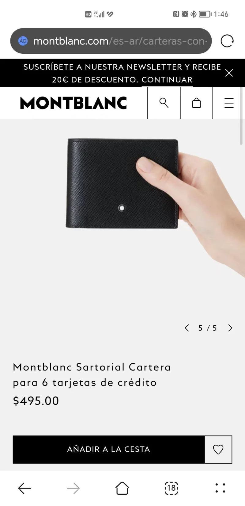 Montblanc Wallets Purse Supportive 38489