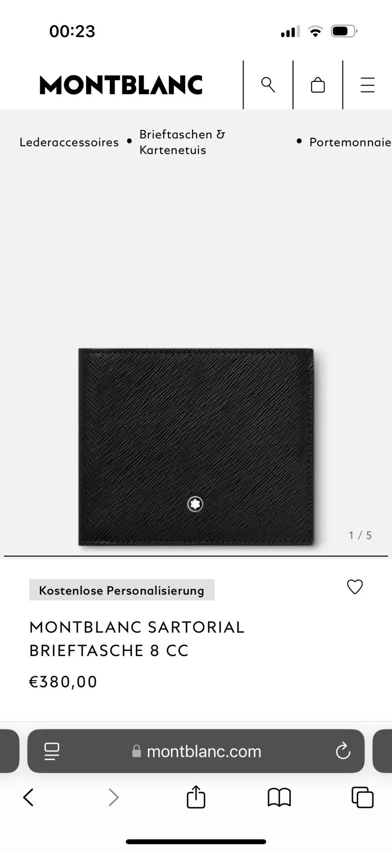 Montblanc Wallets Purse BestValue 38456