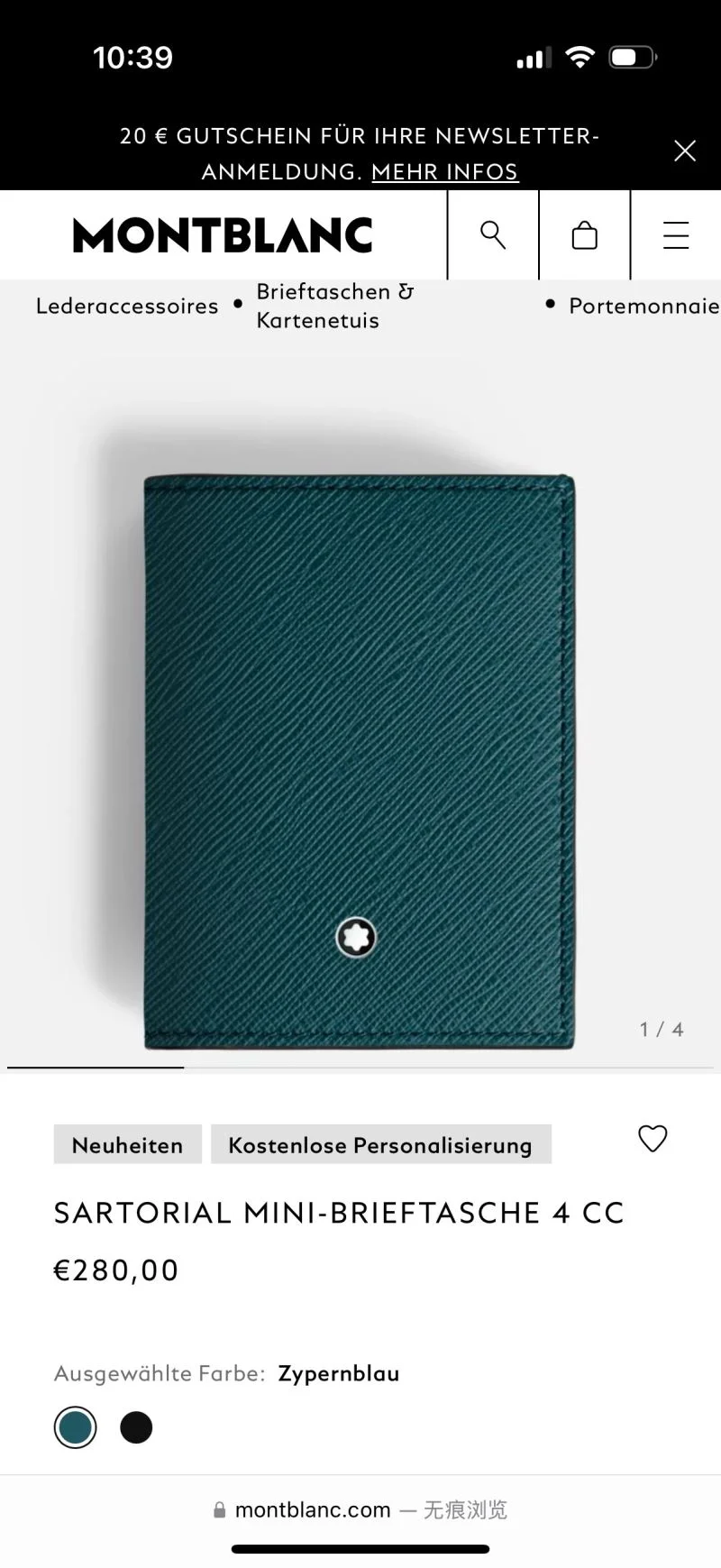 Chic Montblanc Wallets Purse 38445