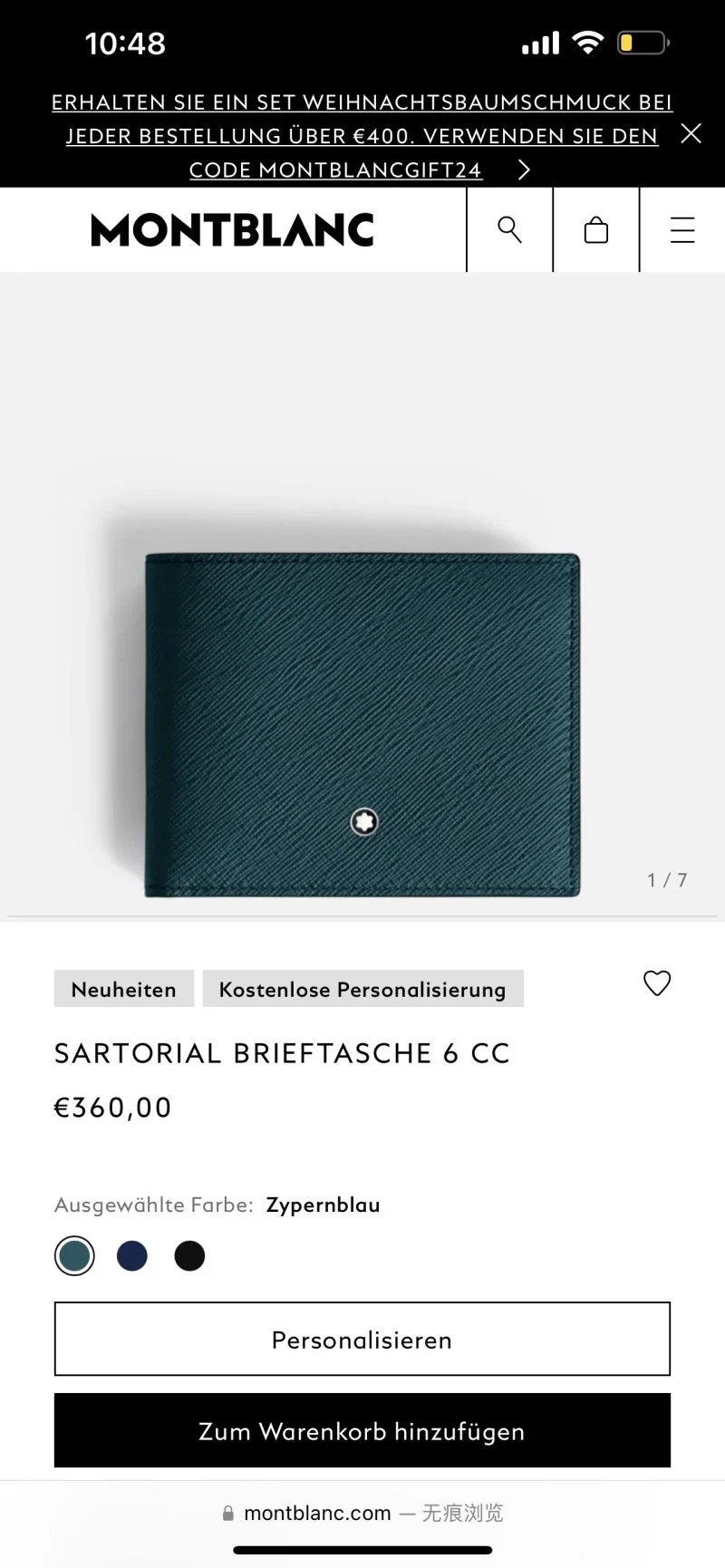 WellDesigned Montblanc Wallets Purse 38407