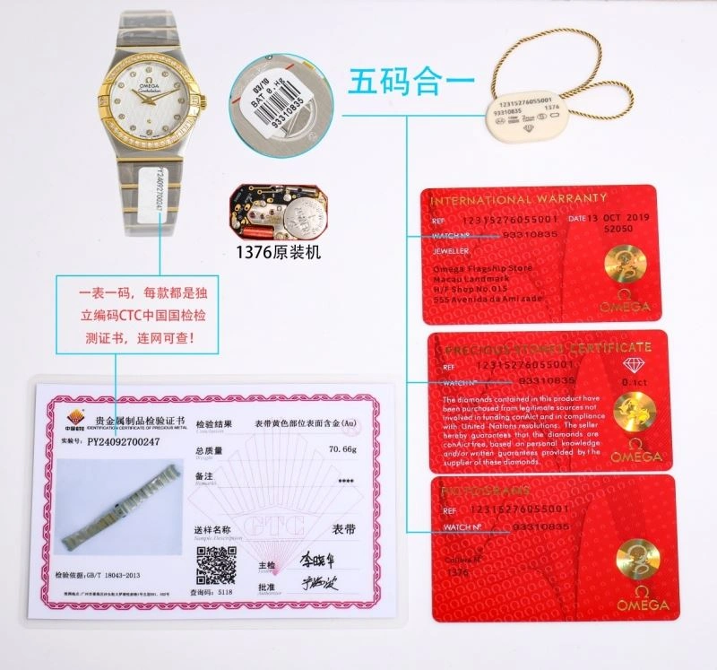 OMEGA Watches Breathable 191011