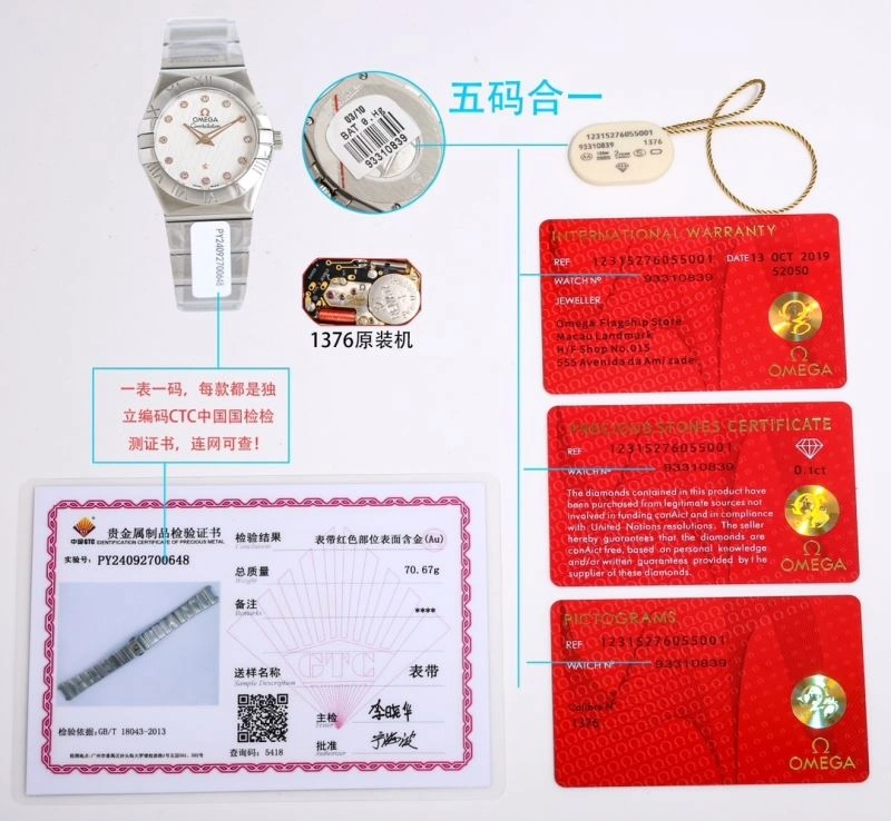 MoistureWicking OMEGA Watches 191002