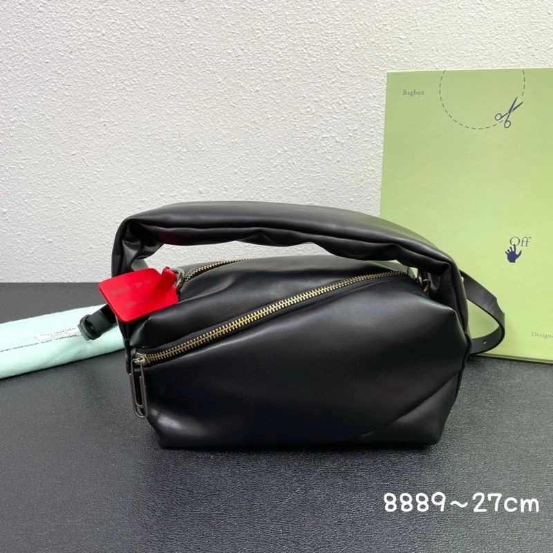 Off White Clutch Bags ZipUp 83141