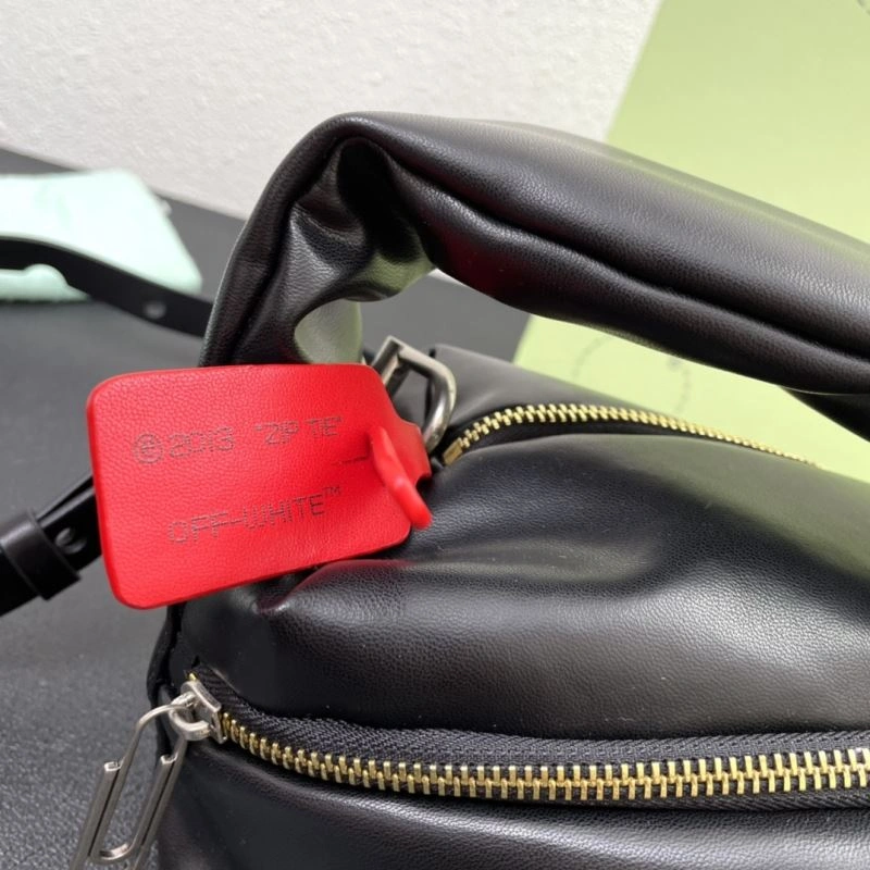 Off White Clutch Bags ZipUp 83141