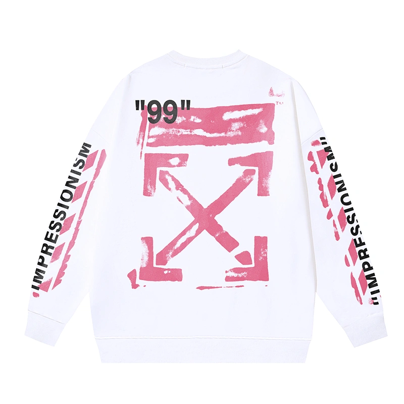 Sporty Off White Hoodies 146785