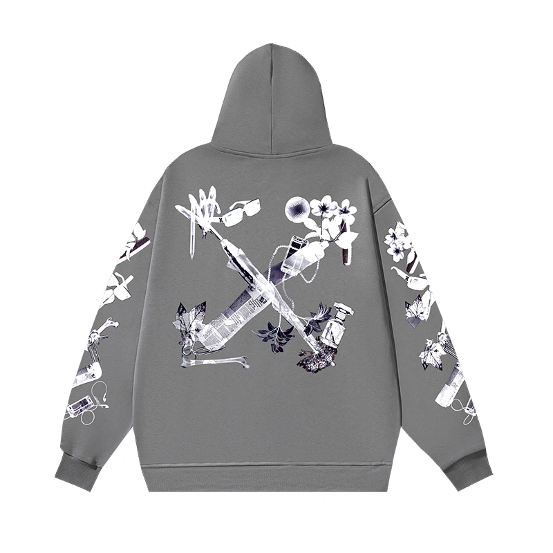 Breathable Off White Hoodies 146799