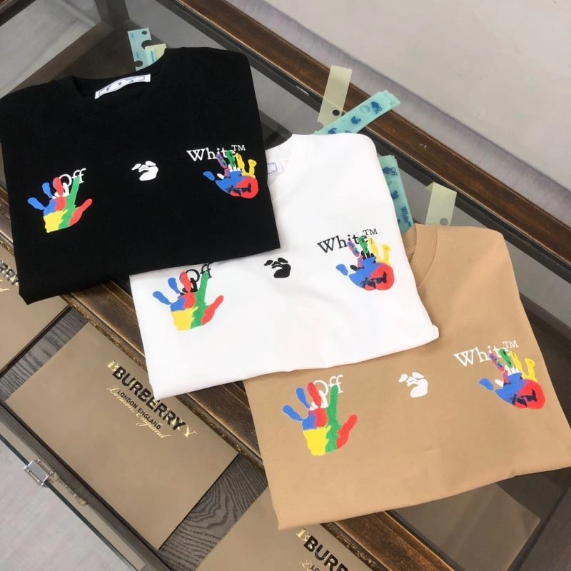 Sporty Off White T-Shirts 146751