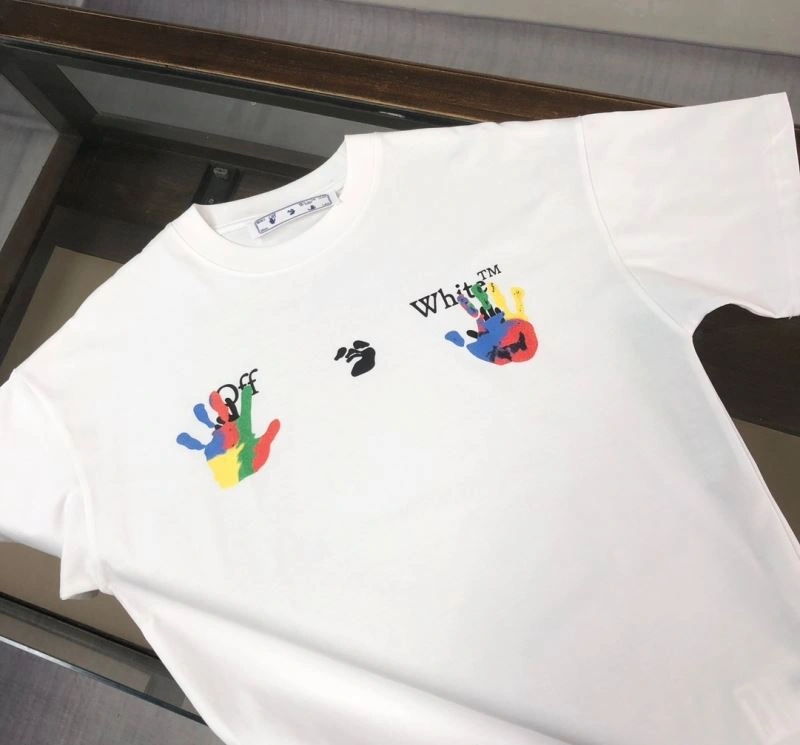 Sporty Off White T-Shirts 146751