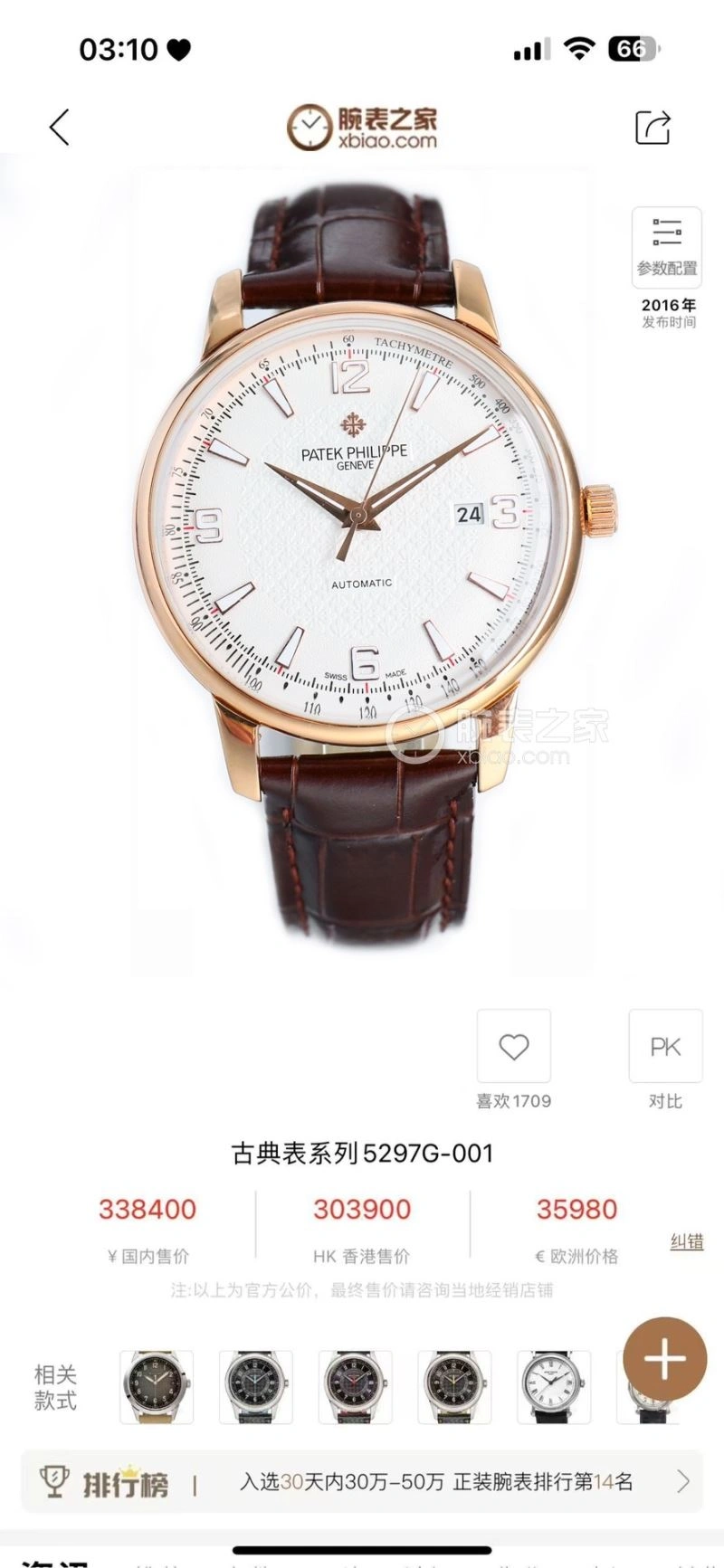 Tailored PATEK PHILIPPE Watches 195108