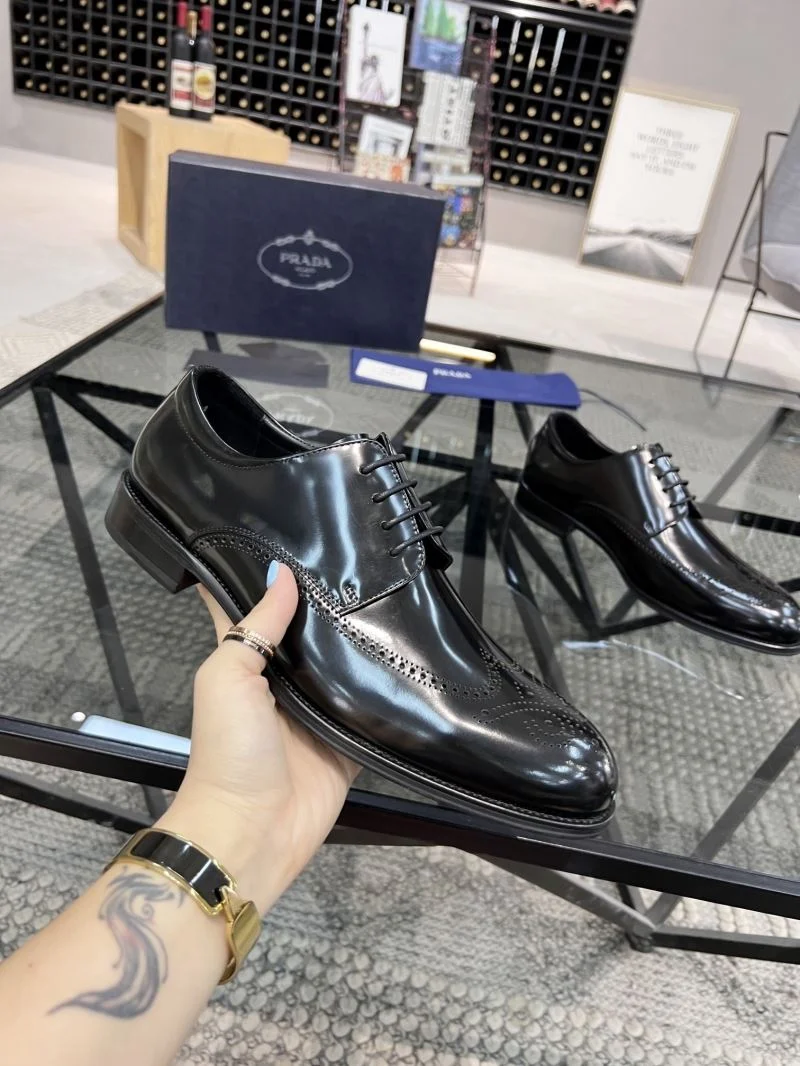 Prada Business Shoes Vibrant 34007