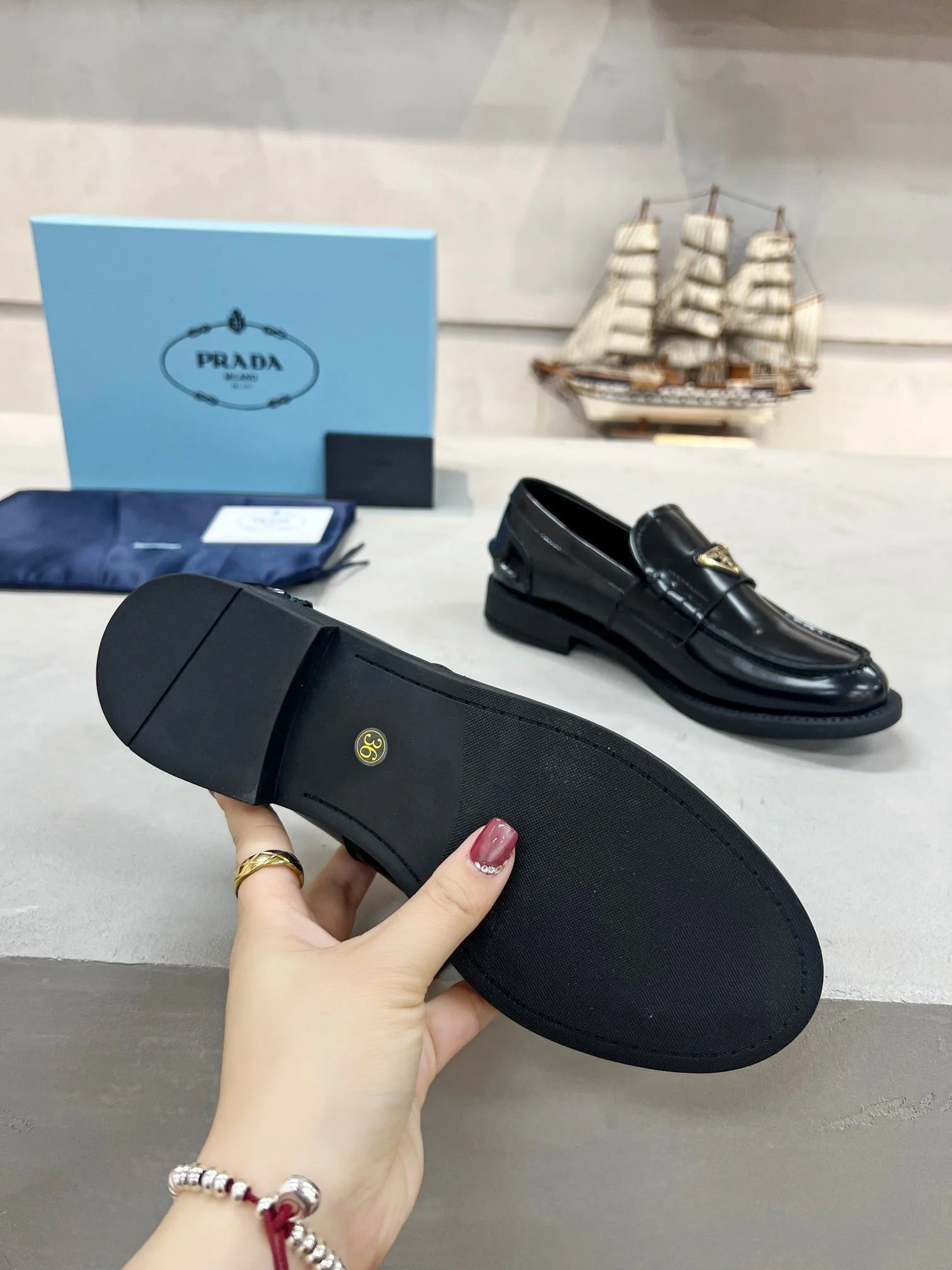 Prada Business Shoes Lightweight 34263