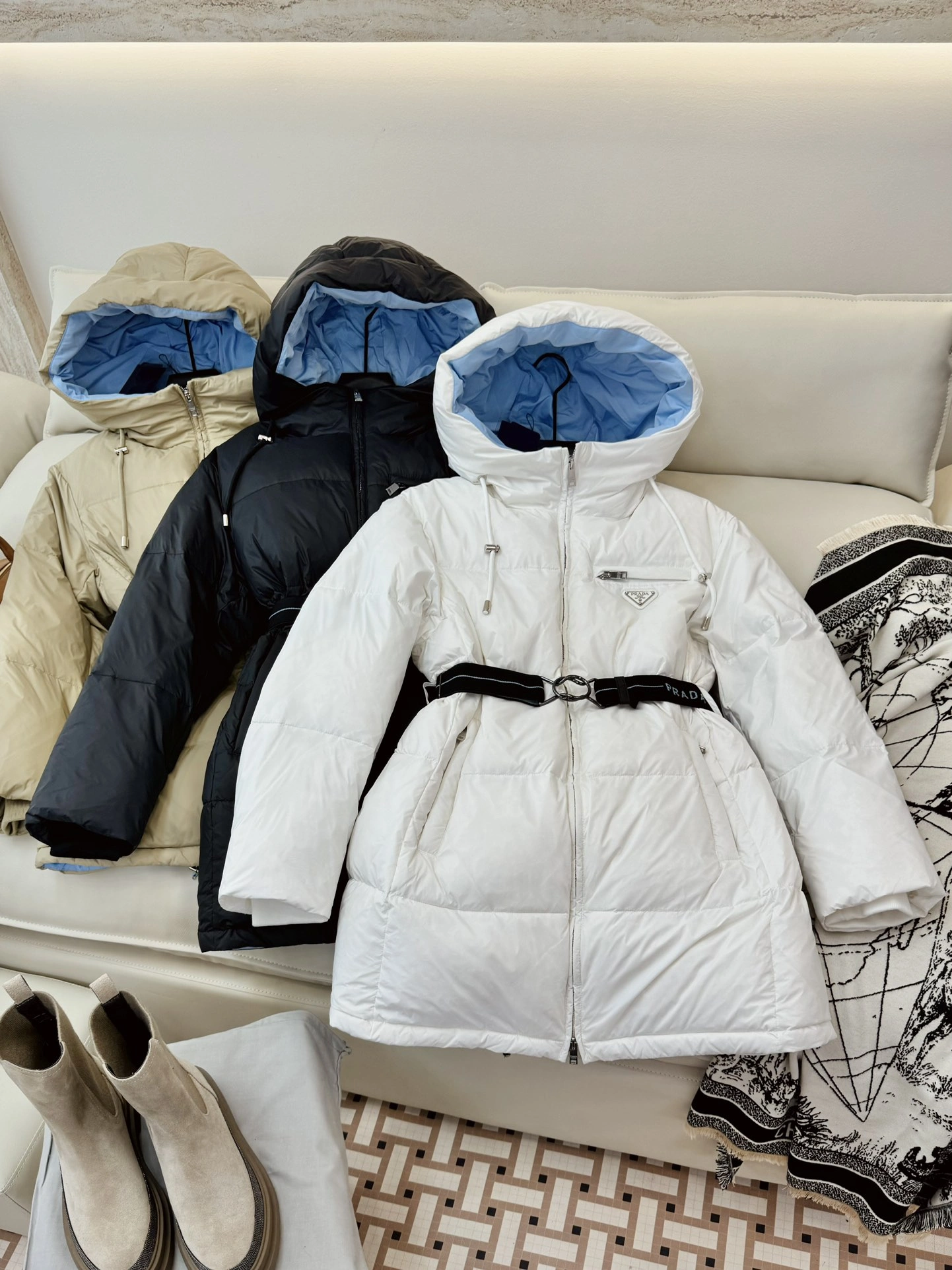 WaterResistant Prada Down Jackets 172692