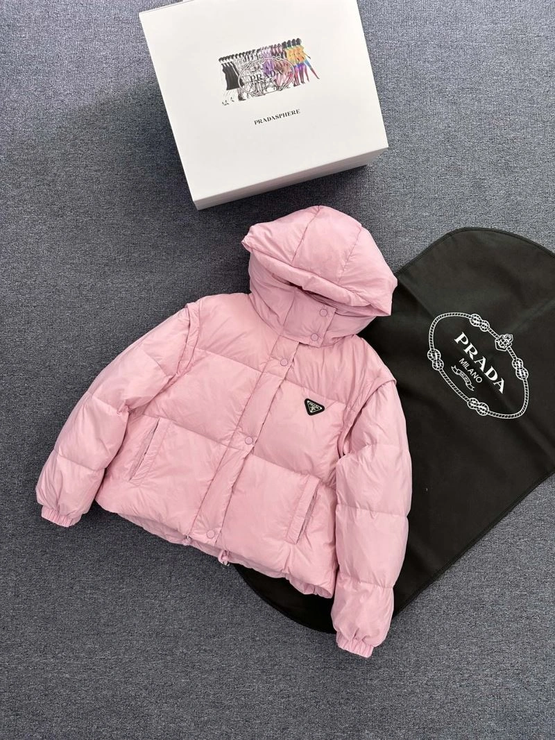 ZipUp Prada Down Jackets 172134