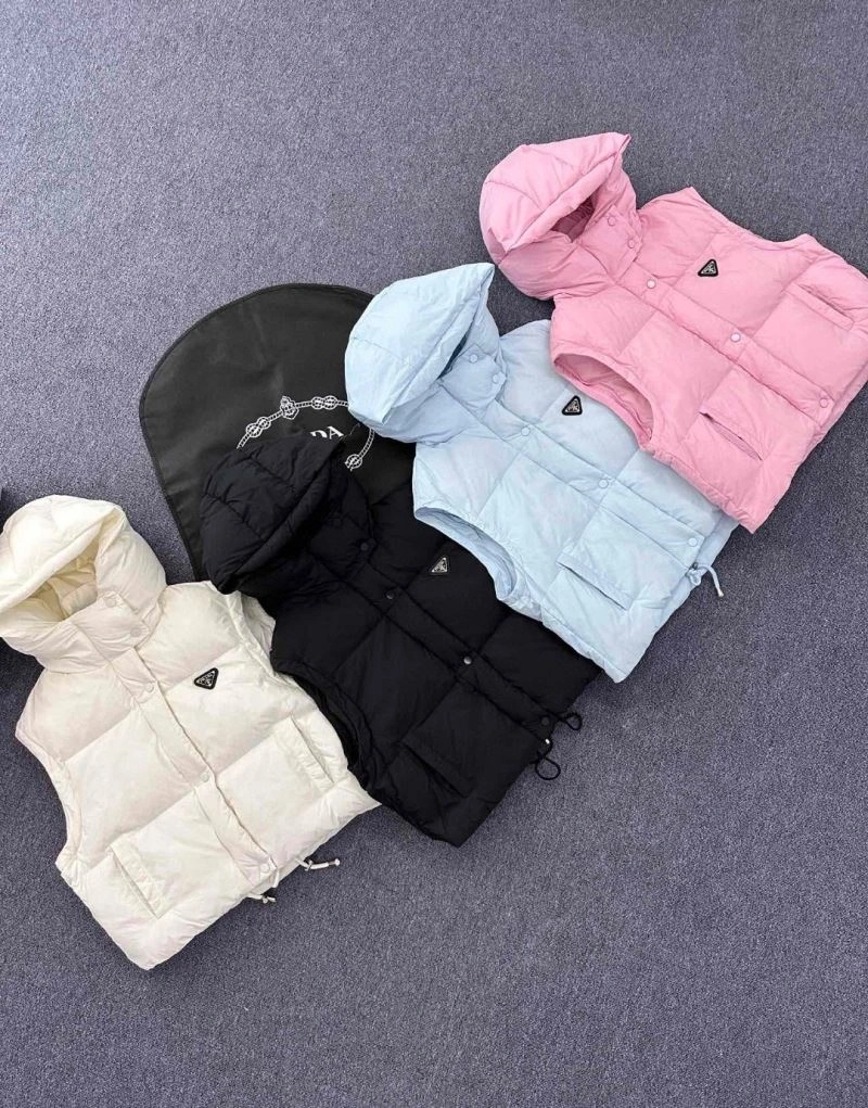 ZipUp Prada Down Jackets 172134