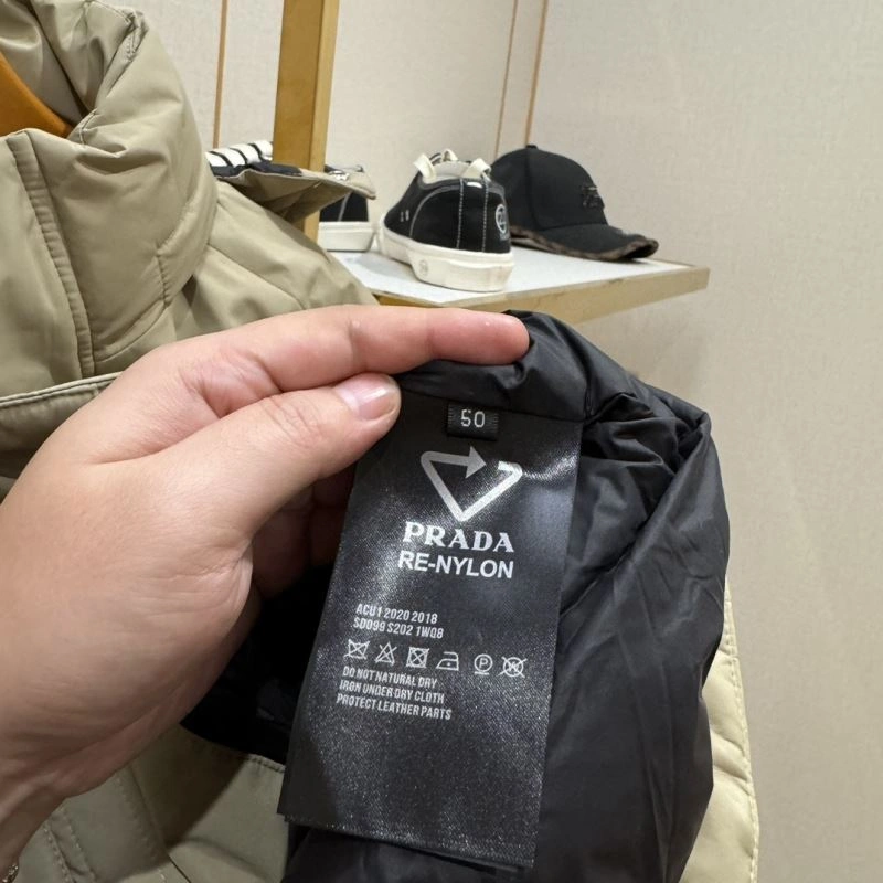 Prada Down Jackets SmoothTexture 172017