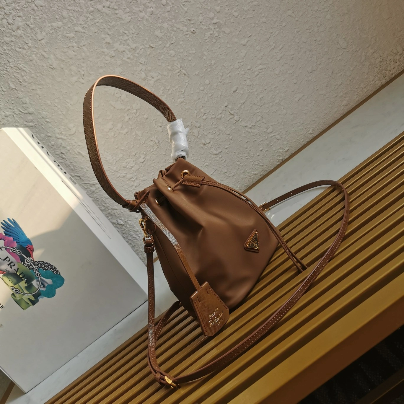 Tailored Prada Drawstring Bags 73628