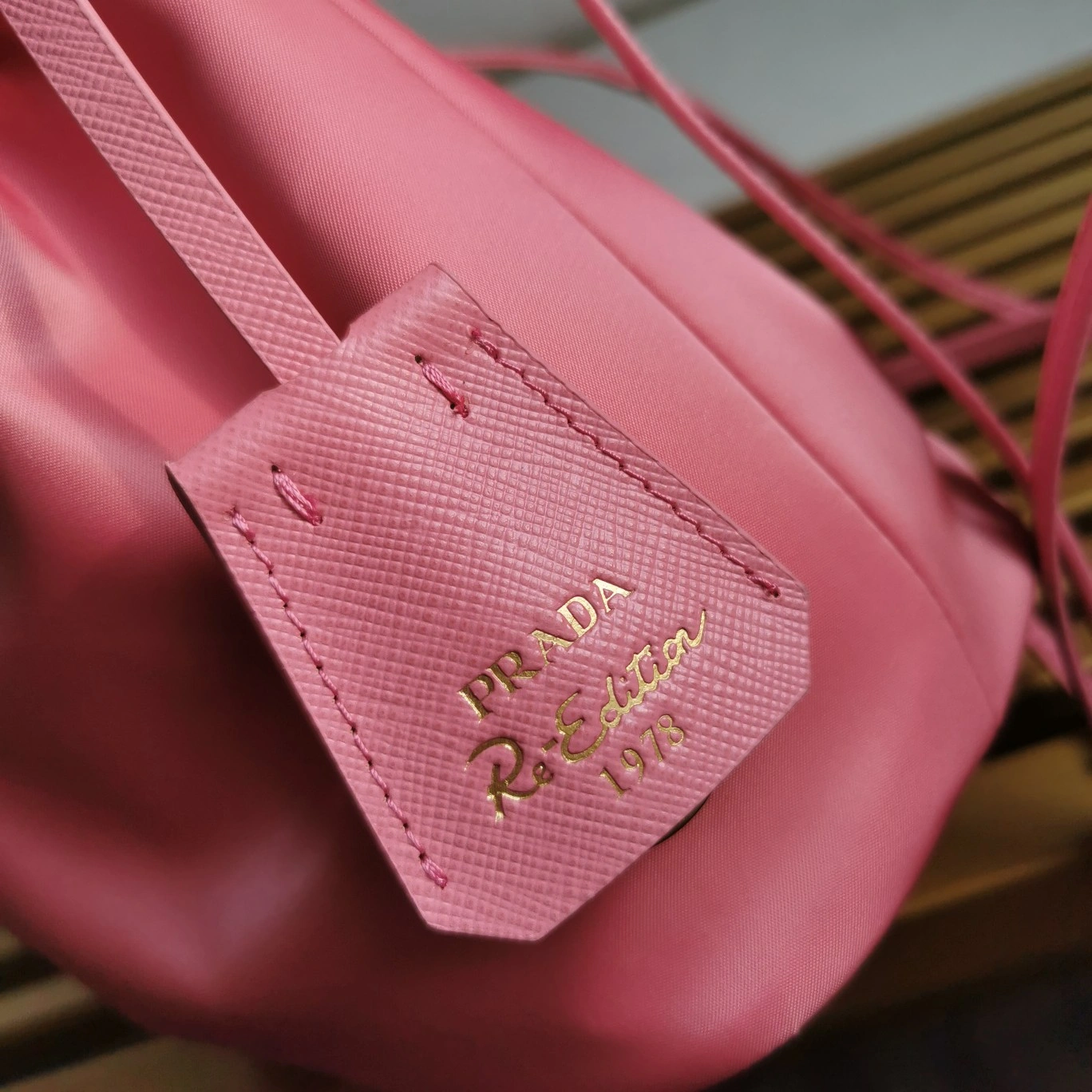 Bold Prada Drawstring Bags 73626