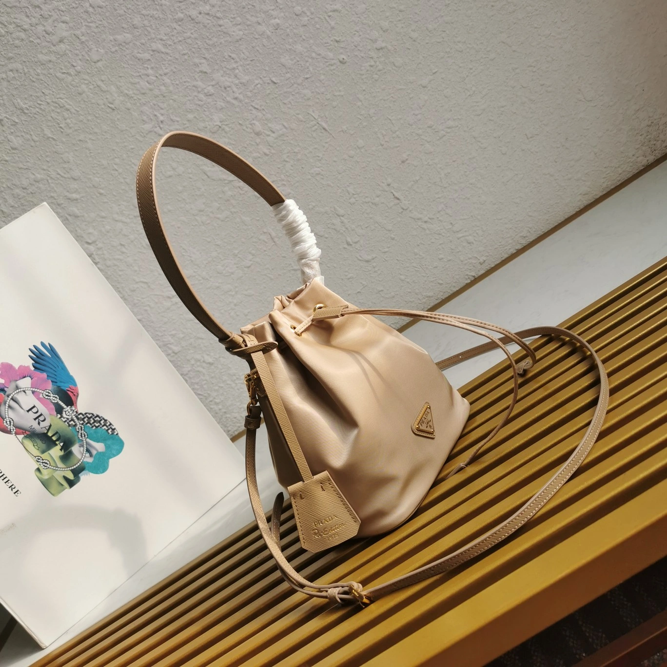 Prada Drawstring Bags Elegant 73624